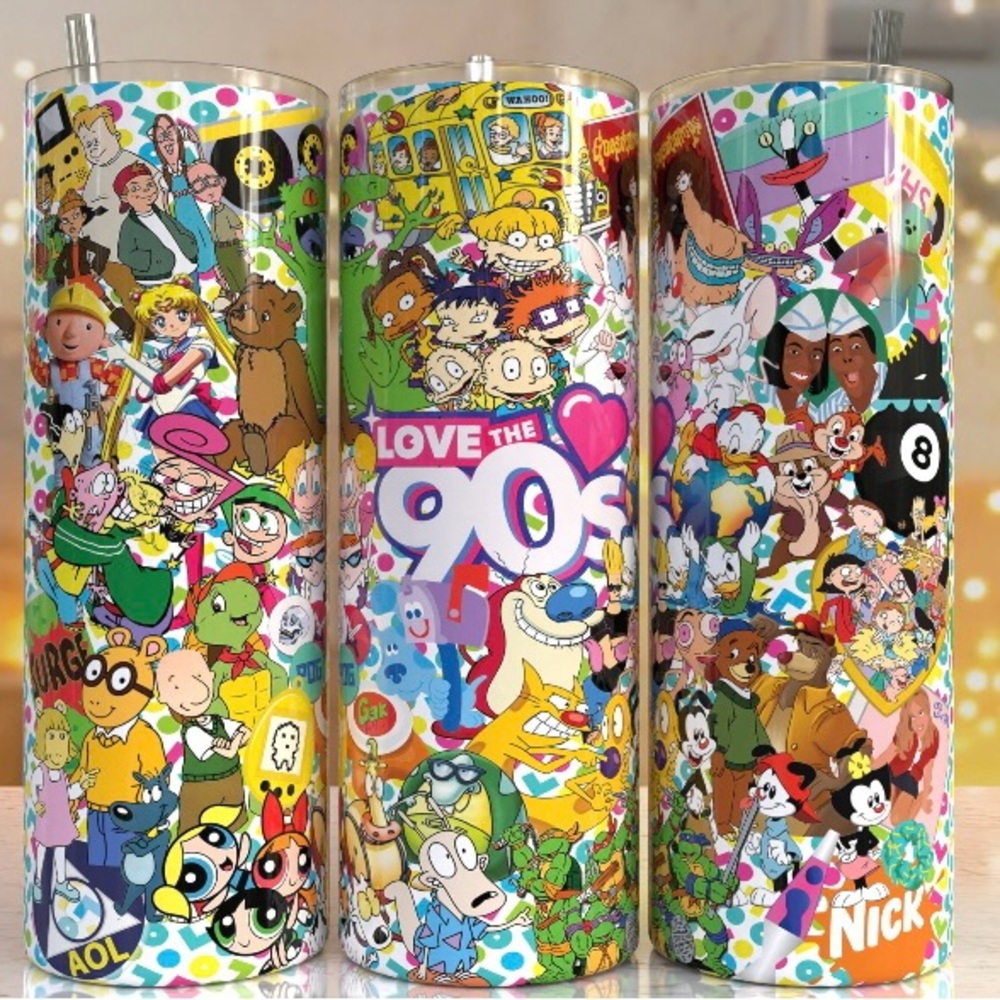 New 20oz 90s era tumbler